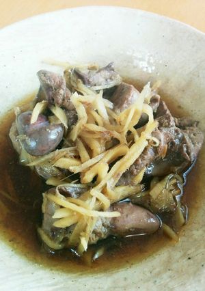 生姜が美味しい鶏レバー煮もの-レシピのメイン写真