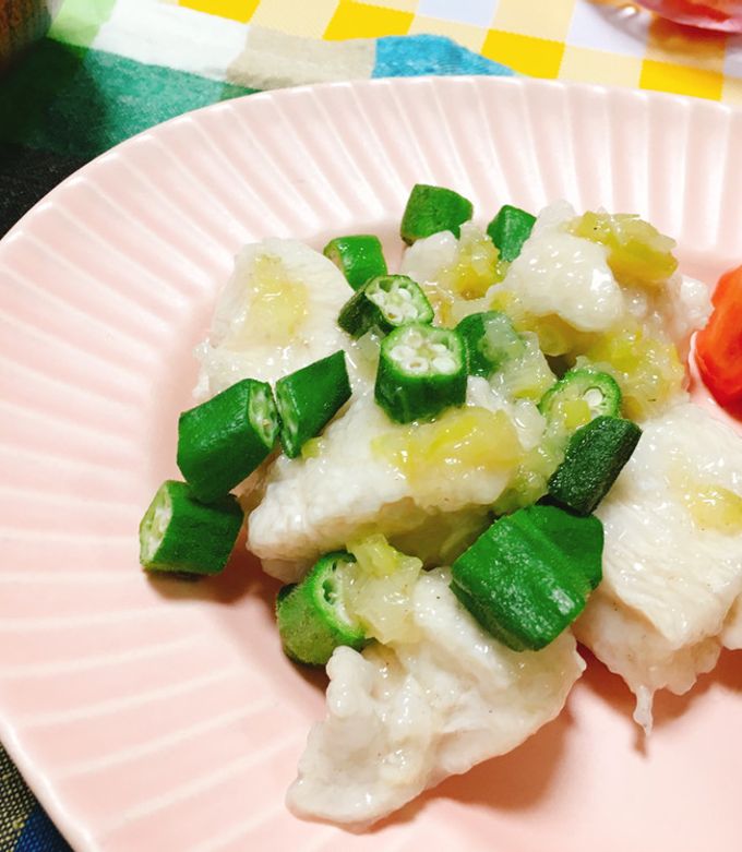 水晶鶏 ネギ塩タレver-レシピのメイン写真