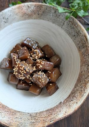 味のしみた我が家のピリ辛蒟蒻-レシピのメイン写真