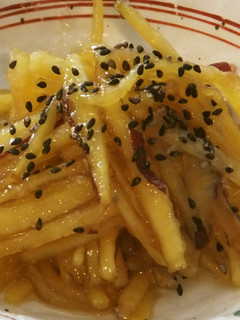 さつま芋のきんぴら風☺はちみつ生姜味-レシピのメイン写真