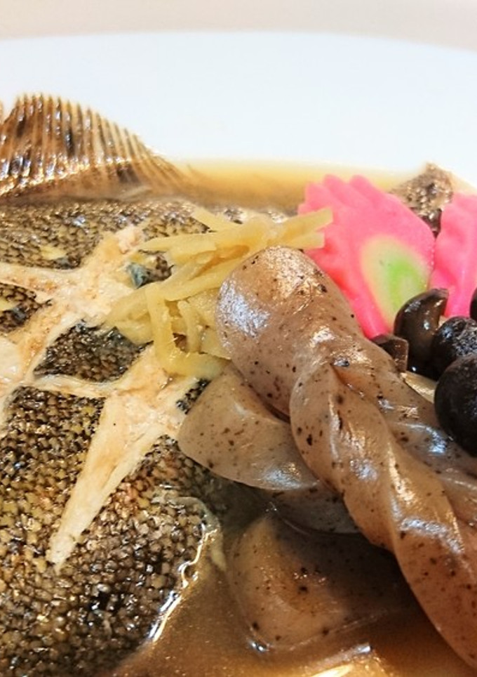 一緒に煮て時短★美味【真ガレイの煮魚】♪-レシピのメイン写真