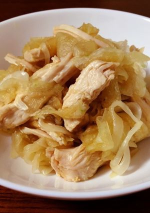 【梅雨の薬膳】冬瓜と鶏のサラダ-レシピのメイン写真