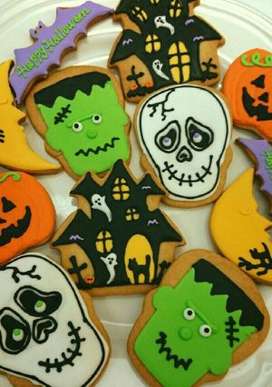 ハロウィンアイシングクッキー2015-レシピのメイン写真