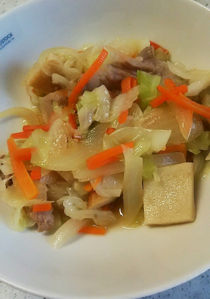 手軽で簡単野菜炒め-レシピのメイン写真