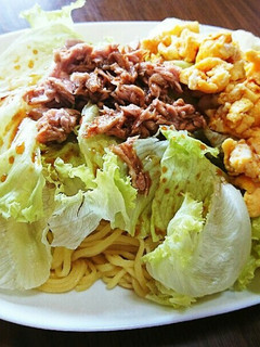 冷やし中華☆レンチン卵&ツナのせ-レシピのメイン写真