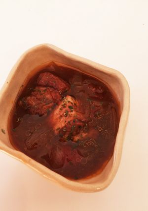 豚のトマトスープ(パパチャレンジ)-レシピのメイン写真