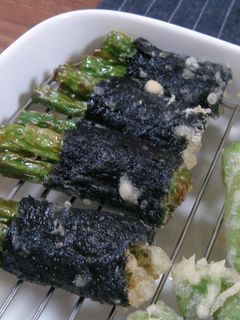 いんげんの海苔巻き揚げ-レシピのメイン写真