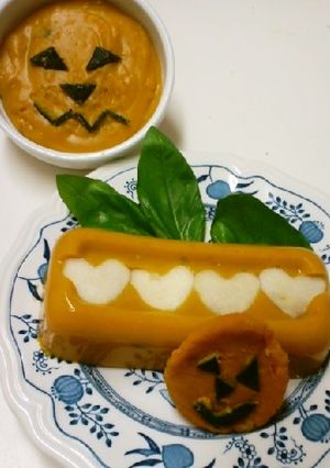 かぼちゃようかんハロウィン風-レシピのメイン写真