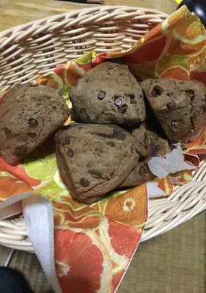 【朝食・おやつに】 チョコスコーン！！-レシピのメイン写真