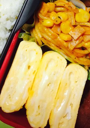 お弁当の定番にチーズ入り卵焼き-レシピのメイン写真