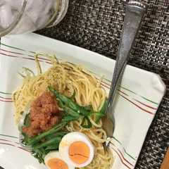 รูปของ 明太子・柚子こしょう味バリラDeパスタ