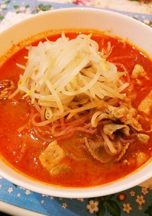 灼熱ダイエット！蒙古タンメン白滝　北極-レシピのメイン写真