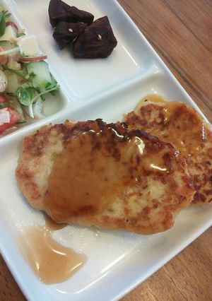 ヘチマ入り!豆腐ハンバーグ-レシピのメイン写真