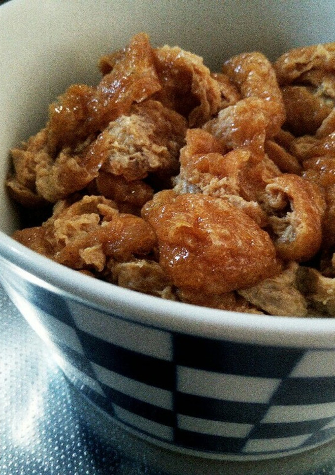 節約！便利！作り置きにも。油揚げの甘辛煮-レシピのメイン写真