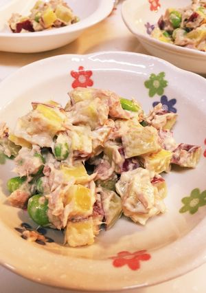 時短！さつまいものコロコロサラダ-レシピのメイン写真