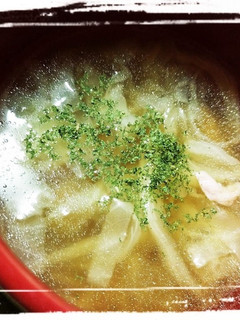 温まる♪キャベツとベーコンのスープ-レシピのメイン写真