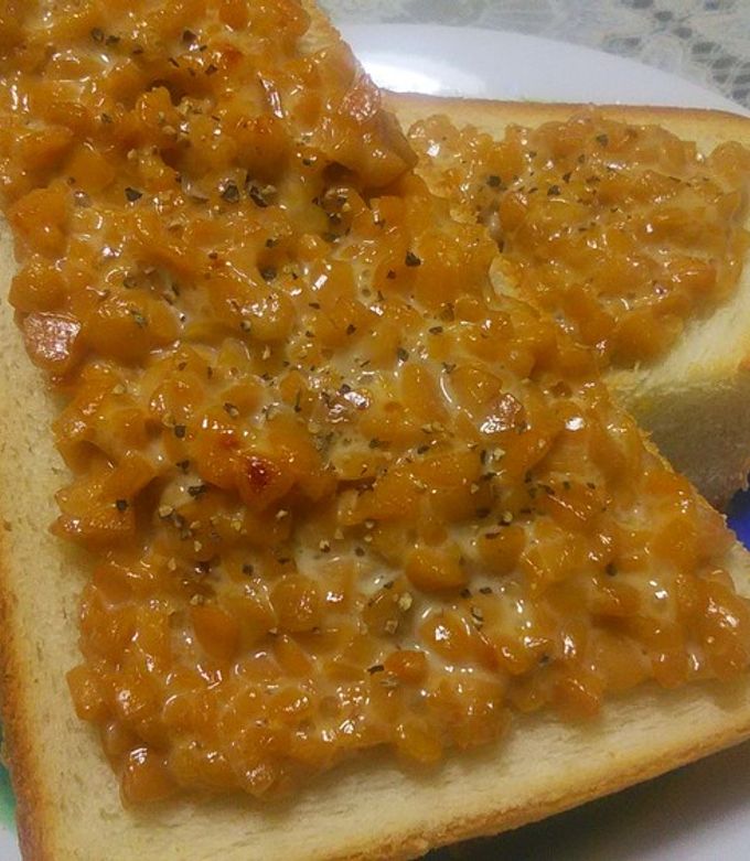 超簡単！納豆トースト♪-レシピのメイン写真