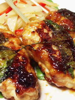 大葉巻き鶏胸肉と豆腐のつくね-レシピのメイン写真