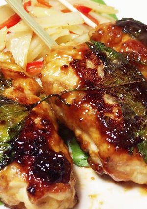大葉巻き鶏胸肉と豆腐のつくね-レシピのメイン写真