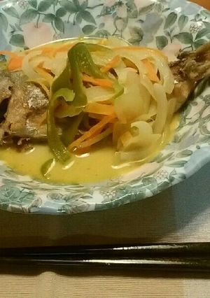 揚げ魚のココナツカレースープ-レシピのメイン写真