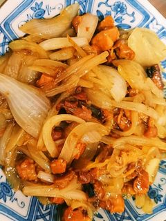 焼き鳥缶詰と玉ねぎ炒め-レシピのメイン写真