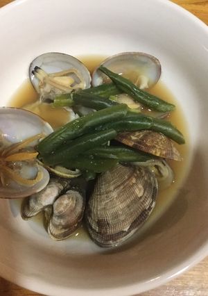 あさり酒蒸し-レシピのメイン写真