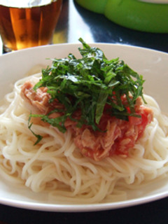 私の冷製トマトパスタ-レシピのメイン写真