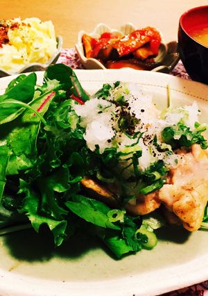 超カンタン!鶏モモ肉のおろしポン酢和え-レシピのメイン写真
