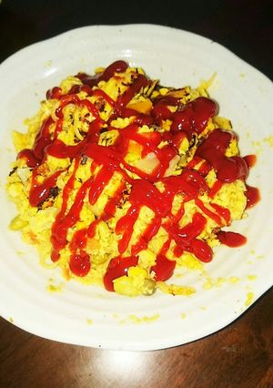 子供パクパクシチューとパスタのコラボ-レシピのメイン写真