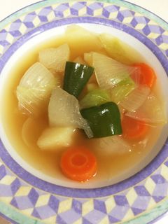 朝食ランチに☆簡単冬瓜のコンソメスープ♪-レシピのメイン写真