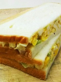コーンが甘い☆たまごサンド-レシピのメイン写真