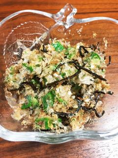 オクラ嫌いでも食べれるオクラ鰹節昆布和え-レシピのメイン写真