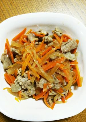 簡単!我が家の定番♡豚肉と大根の炒め煮-レシピのメイン写真