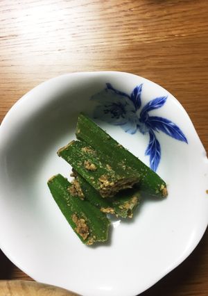 めちゃ簡単 オクラの胡麻和え-レシピのメイン写真