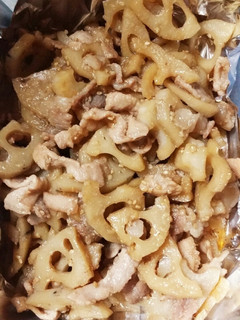 蓮根豚肉のキンピラ-レシピのメイン写真
