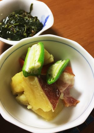 ベーコンとさつまいもの甘煮-レシピのメイン写真