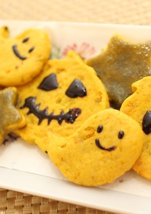しっとり♪ハロウィンかぼちゃクッキー-レシピのメイン写真