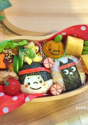 運動会☆女の子&黒猫ちゃん★キャラ弁♫-レシピのメイン写真