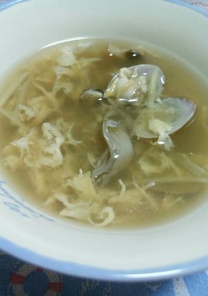 旨味たっぷり☆あさりときのこのスープ-レシピのメイン写真