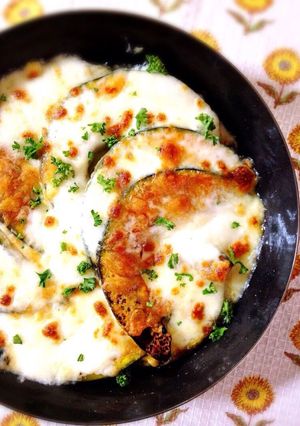 グリルパンで☆簡単南瓜のチーズ焼き-レシピのメイン写真