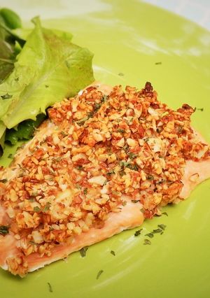 サーモンの香りアーモンド衣焼き-レシピのメイン写真