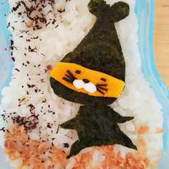 テンプラニンジャのキャラ弁-レシピのメイン写真