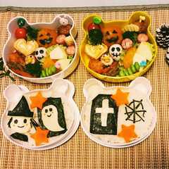 誰でも簡単 ハロウィン弁当-レシピのメイン写真