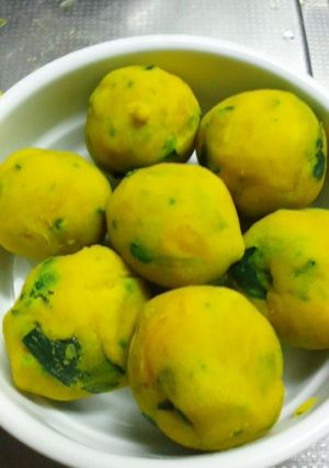 かぼちゃ大量消費　かぼちゃだんご-レシピのメイン写真
