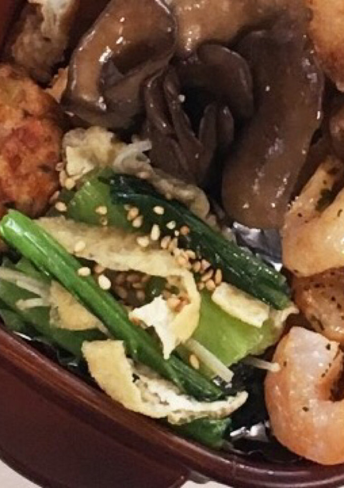 【お弁当】小松菜と油揚げのサッと炒め-レシピのメイン写真