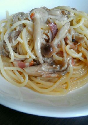 きのこのクリームパスタ-レシピのメイン写真