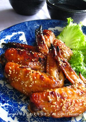 トースターで黒酢手羽先焼き-レシピのメイン写真