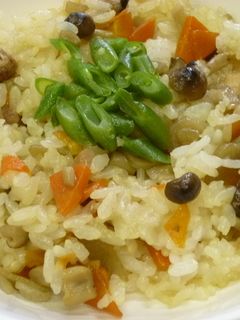 きのこのおこわ・保育園給食-レシピのメイン写真