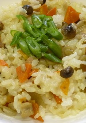 きのこのおこわ・保育園給食-レシピのメイン写真