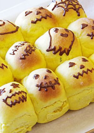 ハロウィンに　かぼちゃちぎりパン-レシピのメイン写真